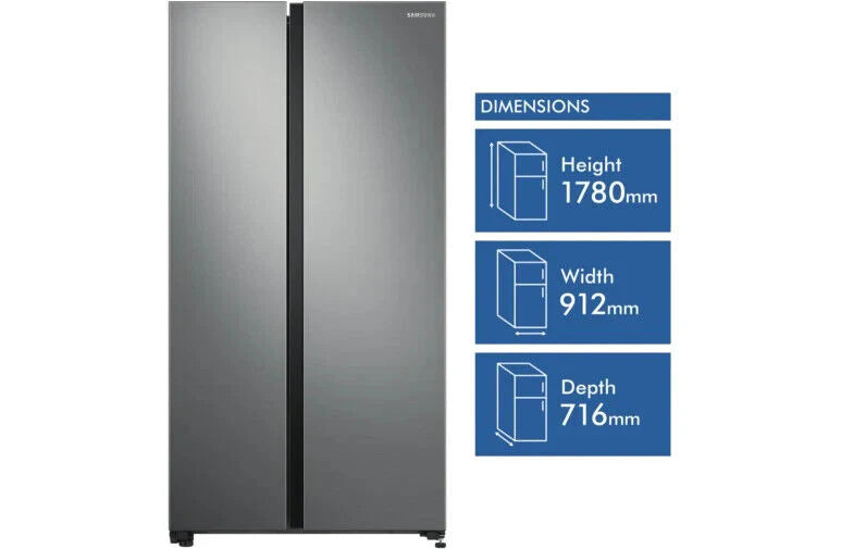 BRAND NEW - 655L Side by Side Refrigerator