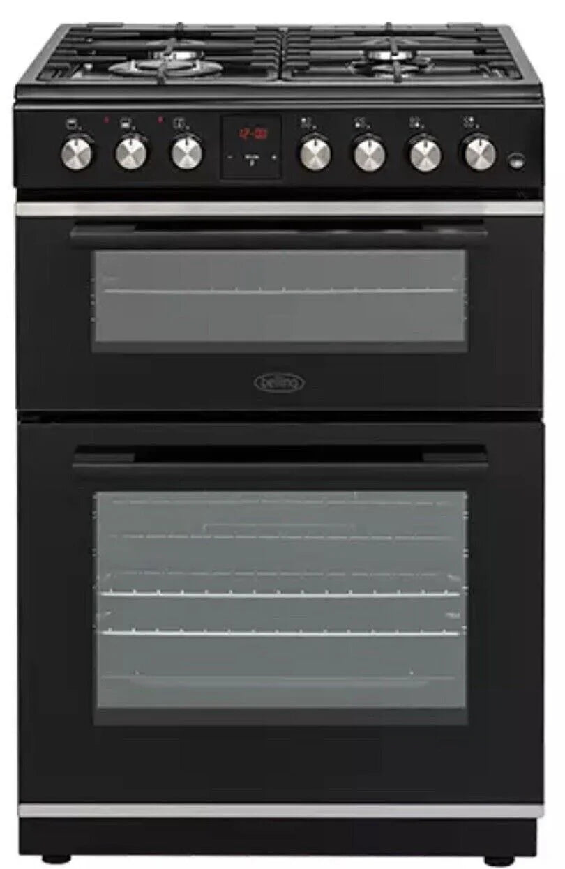 60cm Dual Fuel Freestanding Cooker - Gas Cooktop & Electric Double Oven-Brand New